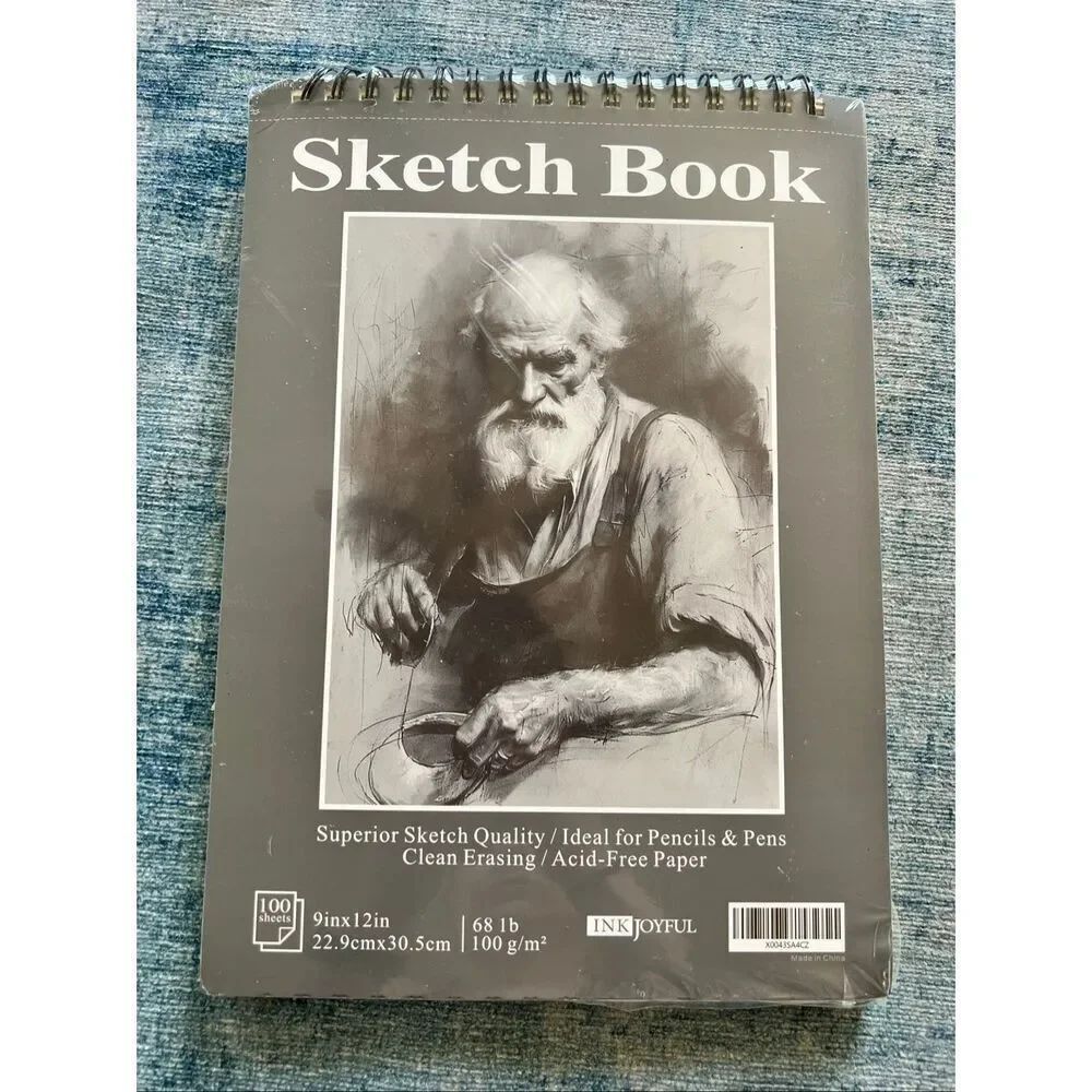 New! Inkjoyful Sketchbook 100 Sheets 9" x 12"